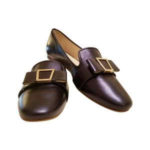 [SOLD] Cole Haan Marine Blue Emory Leather Smoking Loafer